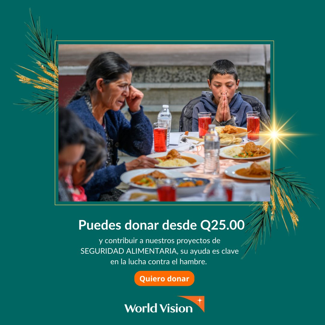 Muchos niños de nuestro país no conocen la navidad, no saben de cenas especiales, regalos sorpresa o decoraciones, cambiemos eso, llevemos esperanza, alegría y amor. 📷📷
 Dona aquí: worldvision.org.gt/heroes/donacio…