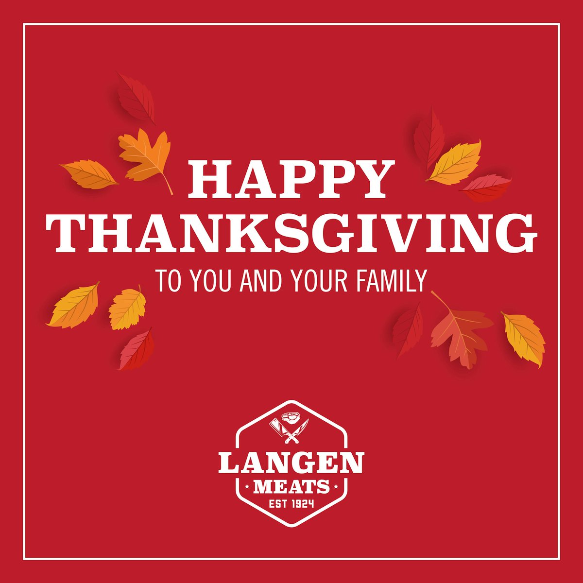 LangenMeatsIN's tweet image. Wishing everyone a joyful Thanksgiving filled with family, friends, and delicious moments from Langen Meats!
#ThanksgivingJoy #FamilyGatherings #GratefulHeart #FoodieMoments #CelebrationTime #HarvestBlessings #TogethernessGoals