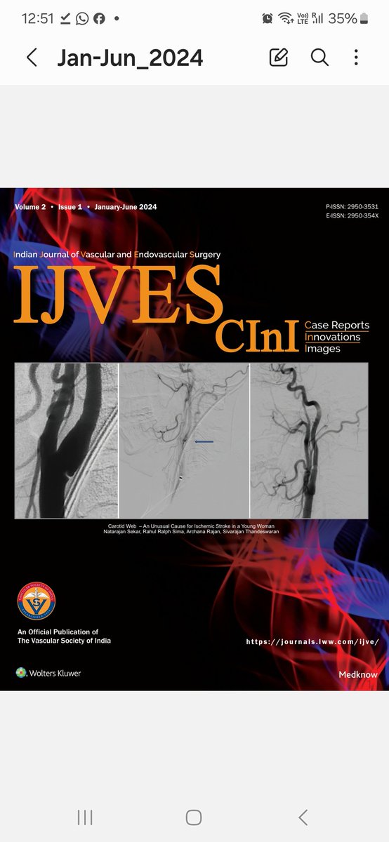 VSI journal IJVES (@vsijournalijves) on Twitter photo New issue alert - " India’s only vascular case reports journal, IJVES-CInI, drops this week! Missed the last issue? 🩺📖 Catch up with fascinating cases & stunning visuals over your Sunday ☕: 🔗 journals.lww.com/ijve/pages/def…"
<a href="/JVascSurgCIT/">JVS-Cases Innovations and Techniques</a> <a href="/SouthVascular/">South Asian American Vascular Society</a> <a href="/VascularSVS/">Society for Vascular Surgery</a> <a href="/JVS_VascSci/">JVS-Vascular Science</a> New issue alert - " India’s only vascular case reports journal, IJVES-CInI, drops this week! Missed the last issue? 🩺📖 Catch up with fascinating cases & stunning visuals over your Sunday ☕: 🔗 journals.lww.com/ijve/pages/def…"
<a href="/JVascSurgCIT/">JVS-Cases Innovations and Techniques</a> <a href="/SouthVascular/">South Asian American Vascular Society</a> <a href="/VascularSVS/">Society for Vascular Surgery</a> <a href="/JVS_VascSci/">JVS-Vascular Science</a>