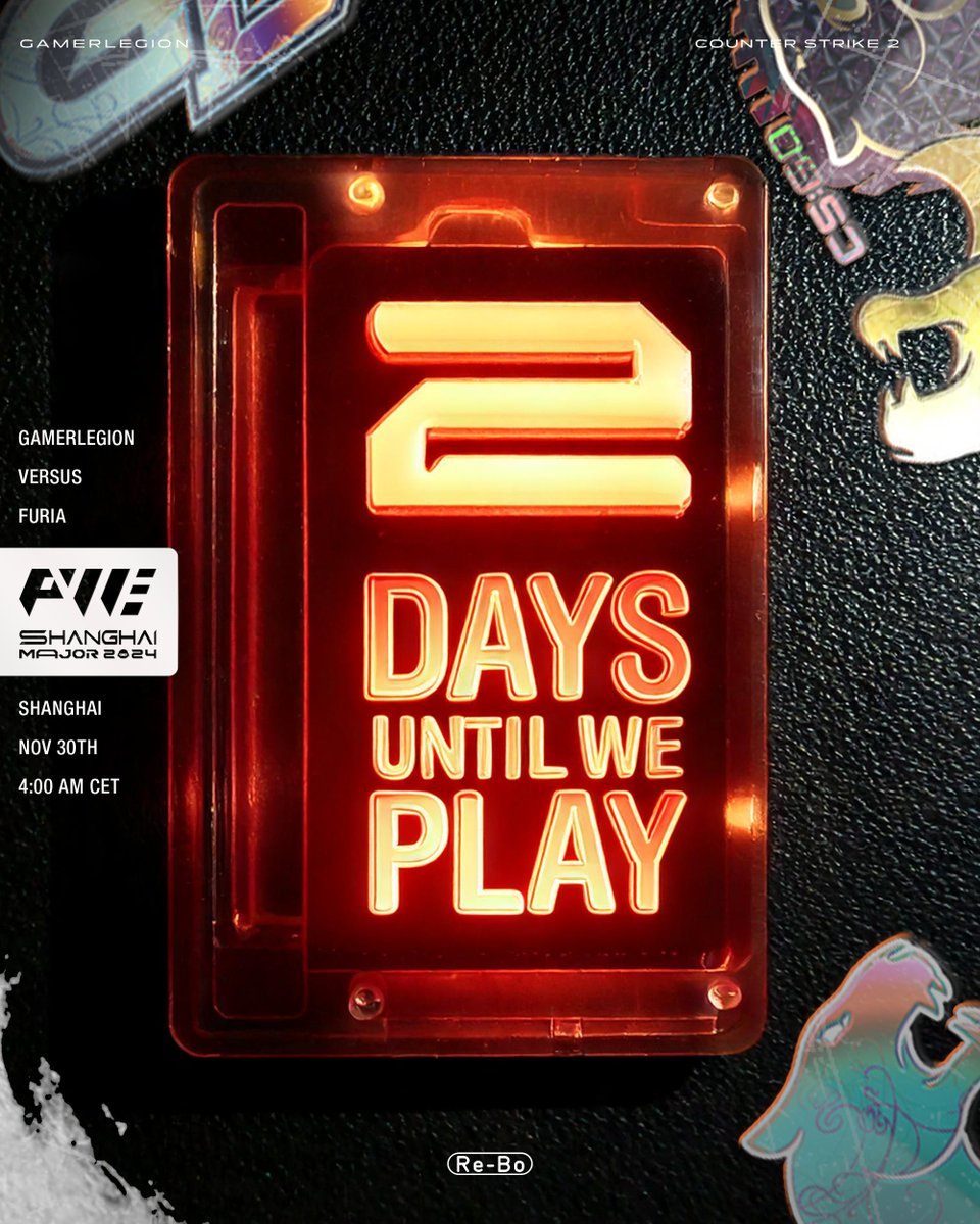 GamerLegion's tweet photo. 2 days 'til kick off in Shanghai 🇨🇳

@FURIA won't be ready 👊 https://t.co/TGPPl4NBEa