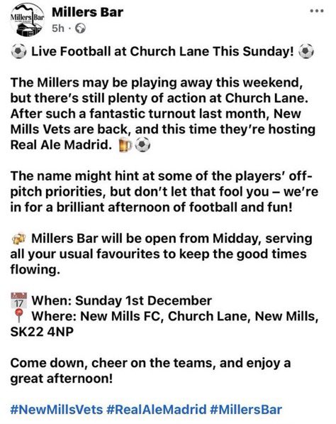 New Mills Football Club tweet media