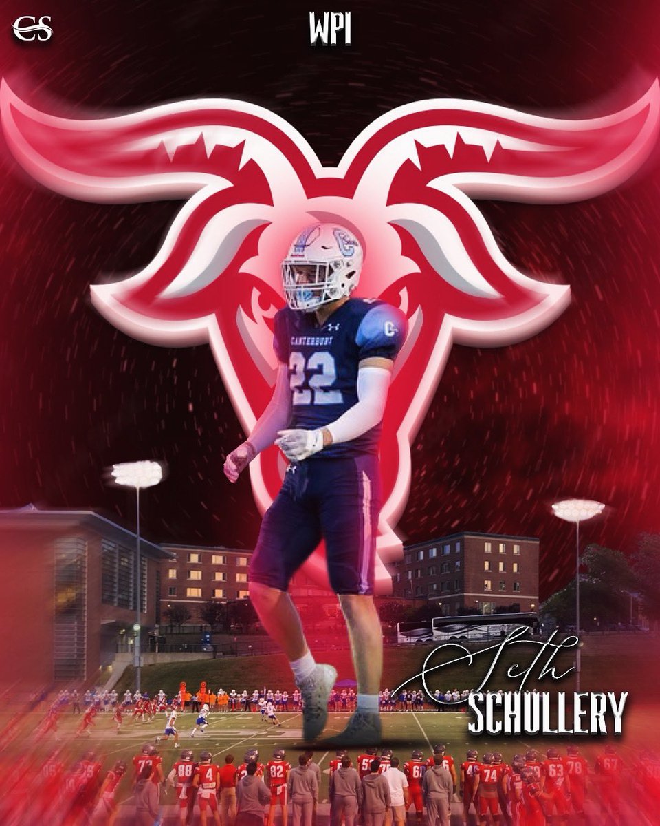 Seth Schullery (@seth_schully) on Twitter photo I am happy to announce my commitment to further my academic and athletic career to play football at Worcester Polytechnic Institute. I want to say thank you to Coach Rob for this opportunity.
#gogoats
<a href="/WPIFootball/">WPI Football</a> <a href="/CoachRobFB/">Chris Robertson</a> <a href="/CburyFootball/">Canterbury Football</a> <a href="/larrybadaracco/">Coach Larry Badaracco</a> <a href="/FBCoachLynch/">Chuck Lynch</a> I am happy to announce my commitment to further my academic and athletic career to play football at Worcester Polytechnic Institute. I want to say thank you to Coach Rob for this opportunity.
#gogoats
<a href="/WPIFootball/">WPI Football</a> <a href="/CoachRobFB/">Chris Robertson</a> <a href="/CburyFootball/">Canterbury Football</a> <a href="/larrybadaracco/">Coach Larry Badaracco</a> <a href="/FBCoachLynch/">Chuck Lynch</a>