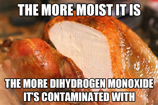 If your family complains that the turkey is dry, tell them you're saving their life.