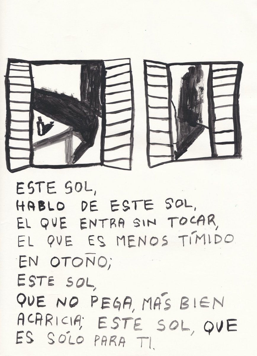 Un boceto en tinta china que encontré en una libreta.