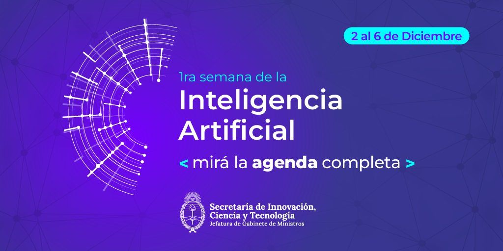 innovacionar's tweet image. ⏳ Quedan pocos días para que empiece y no queremos que te pierdas nada.
Del 2 al 6 de diciembre vas a poder participar junto a más de 25 empresas y organizaciones líderes: Microsoft, Globant, IBM, Google Cloud, Amazon, Meta, Mercado Libre, Telecom.
👉 bit.ly/agendaSemanaIA
