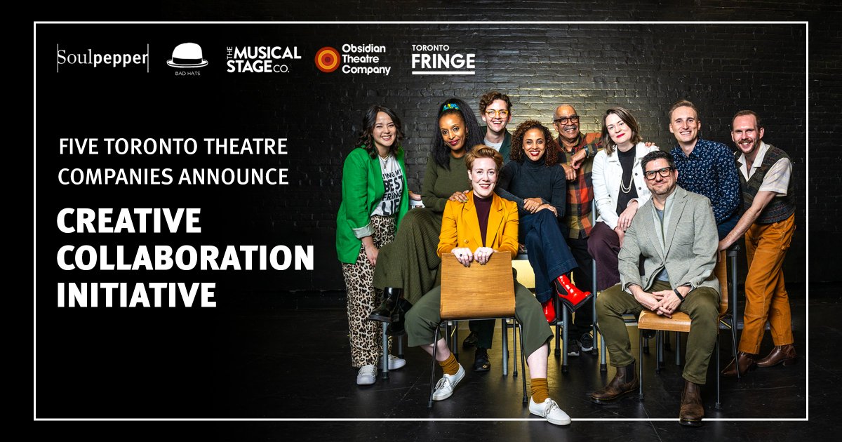 The Musical Stage Company (@musicalstageco) on Twitter photo We're excited to proudly announce a 3 Year Creative Collaboration Initiative with <a href="/Soulpepper/">Soulpepper Theatre Company</a> <a href="/obsidiantheatre/">Obsidian Theatre</a> <a href="/BadHatsTheatre/">Bad Hats Theatre</a> and <a href="/Toronto_Fringe/">Toronto Fringe</a>!
Focusing on community-building, shared capacity and creative cross-pollination š¤
Learn more here: musicalstagecompany.com/announcing-a-3⦠We're excited to proudly announce a 3 Year Creative Collaboration Initiative with <a href="/Soulpepper/">Soulpepper Theatre Company</a> <a href="/obsidiantheatre/">Obsidian Theatre</a> <a href="/BadHatsTheatre/">Bad Hats Theatre</a> and <a href="/Toronto_Fringe/">Toronto Fringe</a>!
Focusing on community-building, shared capacity and creative cross-pollination š¤
Learn more here: musicalstagecompany.com/announcing-a-3ā¦
