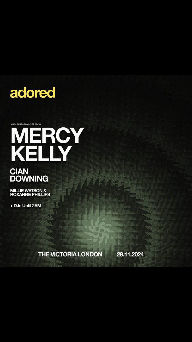 Cian Downing (@ciandowning7) on Twitter photo LAST MINUTE GIG TOMORROW NIGHT!
I’m playing an acoustic set supporting <a href="/MercyKelly_Band/">MERCY KELLY</a> for <a href="/AdoredClubUK/">Adored 🍋🚧🏭</a> at The Victoria, Dalston, come down if you’re in the area! Tickets on sale here: dice.fm/event/7d387p-m… LAST MINUTE GIG TOMORROW NIGHT!
I’m playing an acoustic set supporting <a href="/MercyKelly_Band/">MERCY KELLY</a> for <a href="/AdoredClubUK/">Adored 🍋🚧🏭</a> at The Victoria, Dalston, come down if you’re in the area! Tickets on sale here: dice.fm/event/7d387p-m…