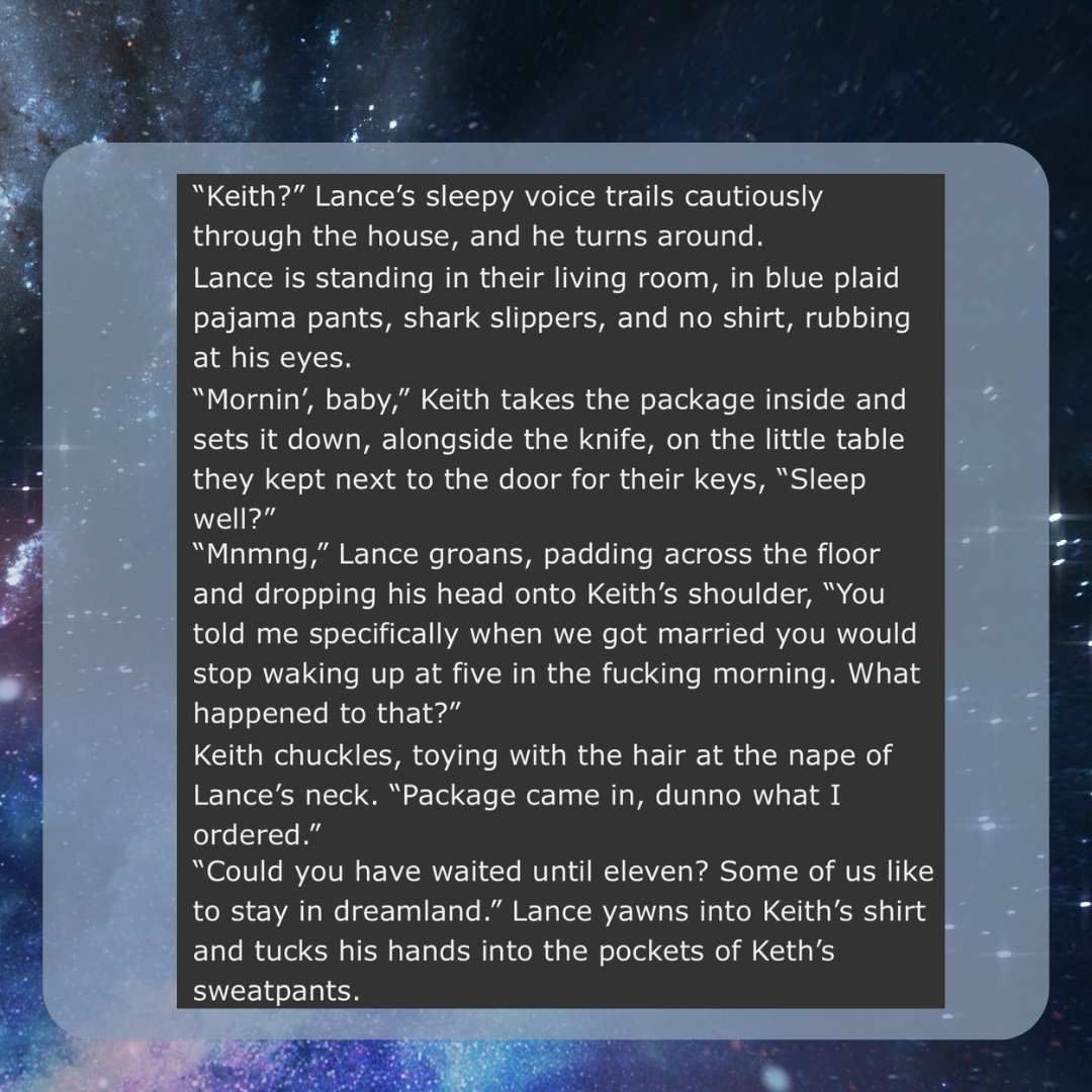 KlanceHub's tweet photo. Help us give some love to the wonderful creators in our community!

Check out Soul (@/soulreapin on tumblr) and their gorgeous creations! ❤️💙

#KLIHCreatorHighlight #klance #fanart #art #fanfic #fanfiction #keith #lance #KLIH https://t.co/vYsuQcKna8