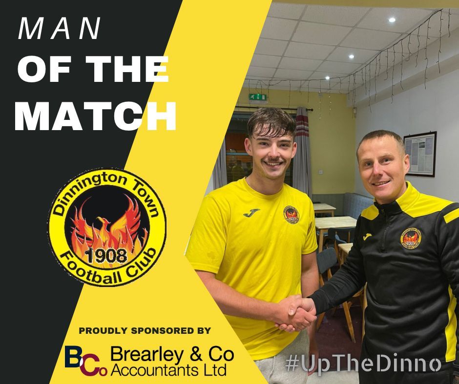 U21s Man of the Match in their fantastic 5-0 win over Worsborough Bridge - Alfie Wood