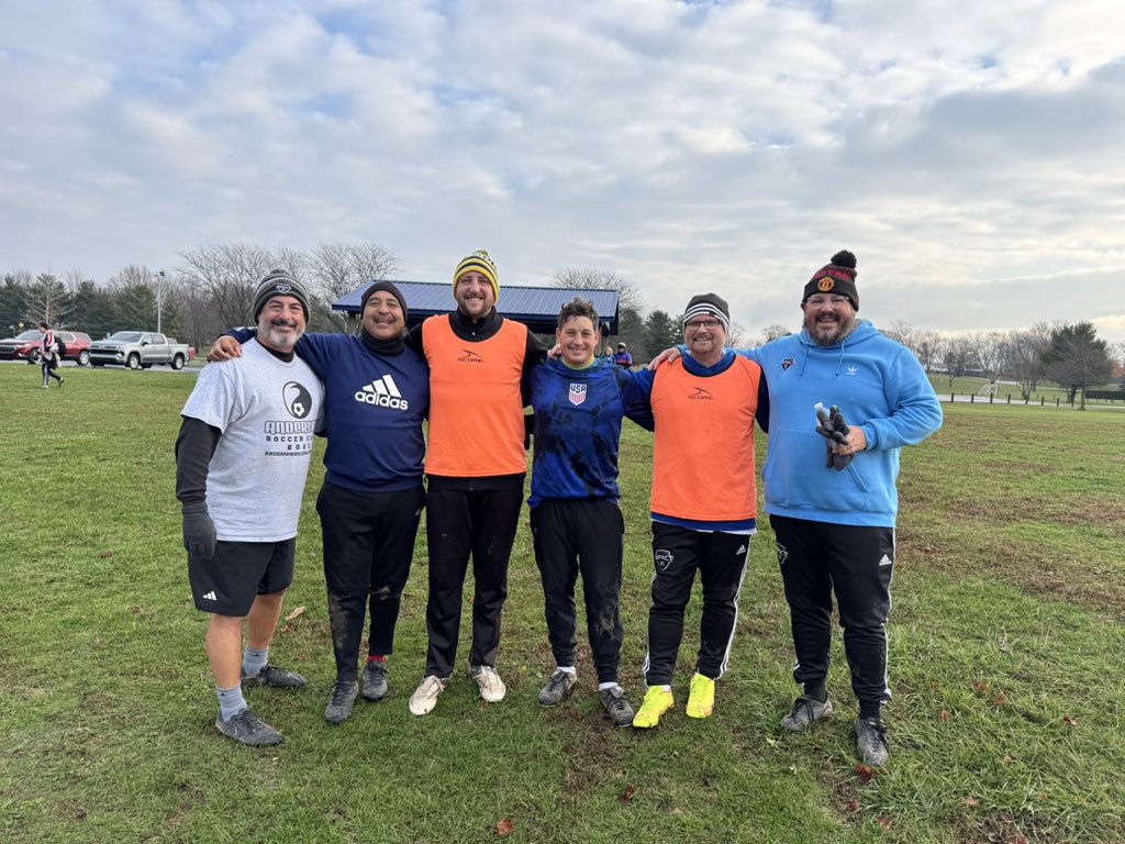 22nd annual Gobbler Game at Brandywine park, 0800 this Thanksgiving morning. ⚽️ ⚽️ 🦃 📷 credit J. Singco