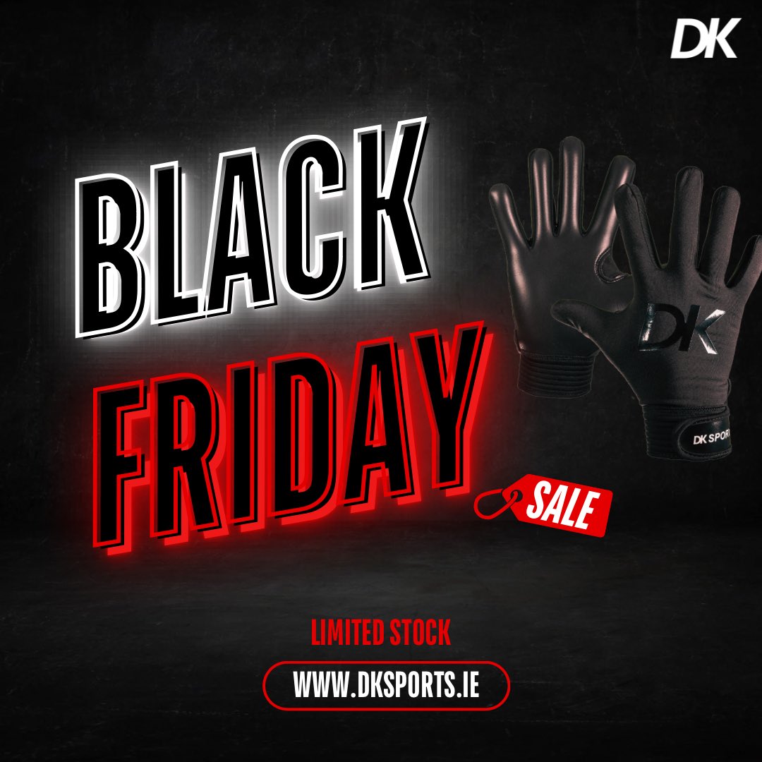 🎯 The wait is over! Our best-selling Blacked Out Gloves are back just in time for Black Friday! 🖤⚡

💥 Dominate the pitch with unbeatable grip and sleek all-black style.

🛒  Shop now
dksports.ie

#DKsports #blackfridaysale #blackedoutgloves #gaelicfootball