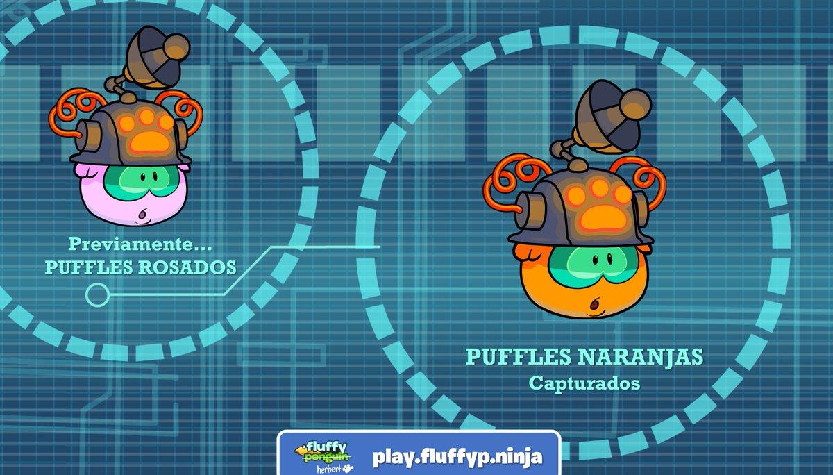iFluffyPenguin's tweet photo. Puffles naranjas capturados 🟠 

Tras tomar el control de los puffles rosados, nuestro líder Herbert el Oso Polar incrementa los refuerzos en su ejército. 

La siguiente especie caerá el 30 de noviembre en  https://t.co/xV0UEfwaxz https://t.co/tXYrD6ZhtV