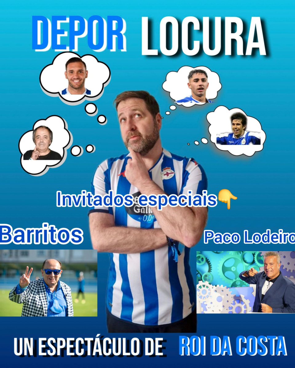 Por motivos personais e técnicos cancelamos o Depor Locura do proximo dia 5 con Paco Lodeiro e Barritos, e faremolo o dia 12 de Decembro.Procederemos a devolver os cartos aos que xa tiñades a entrada comprada a través de Entradium.Vemonos o dia 12 no FreiCaneca  mil disculpas🙏