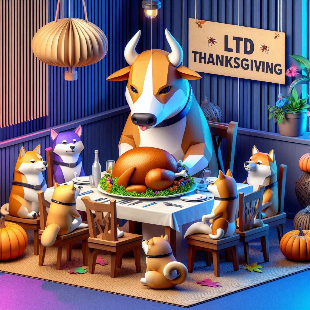 unrealcow's tweet photo. @theLTDtoken We are thankful for burning $LTD and not the turkey!
#ThanksgivingDay2024 
Ca on Ethereum 
0x1FdB29Ad49330B07aE5a87483F598AA6b292039E

Tg
https://t.co/cjxWaMAdKH https://t.co/4EXdTaBikj