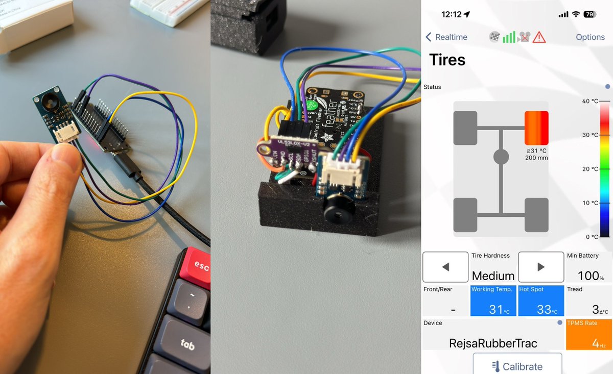 alvisesus's tweet photo. 4/Race Car Telemetry with Nerves + wireless sensors

As a racing enthusiast, I’m building a telemetry hub with Nerves + ESP32 boards, to save real-time data of tire temps (thermal cameras), RPM, gear, oil temp (CAN-BUS), GPS + accelerometer. https://t.co/mEdDEVOf4j