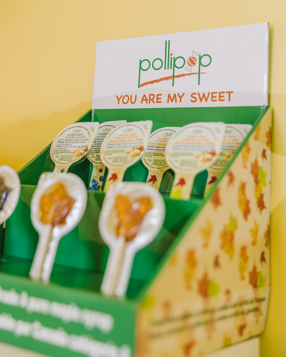 Pollipop delivers delicious NB flavours in all their candy. From maple syrup to wild blueberry &amp; haskap juice to organic cranberry juice, the key ingredients used in Pollilpop products come from NB. Click to hear more youtu.be/3anjQ8iM7bI #maplecandy #buylocalforgood