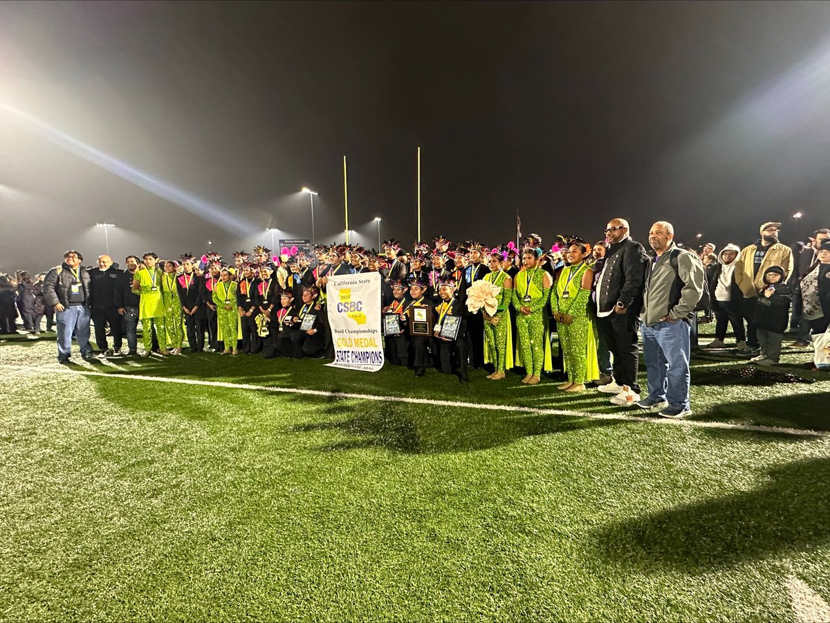 Our Titan band has done it again winning the California State Band Competition in Div 1-3 for the second year in a row! Back-to-back champs! 🎉🏆