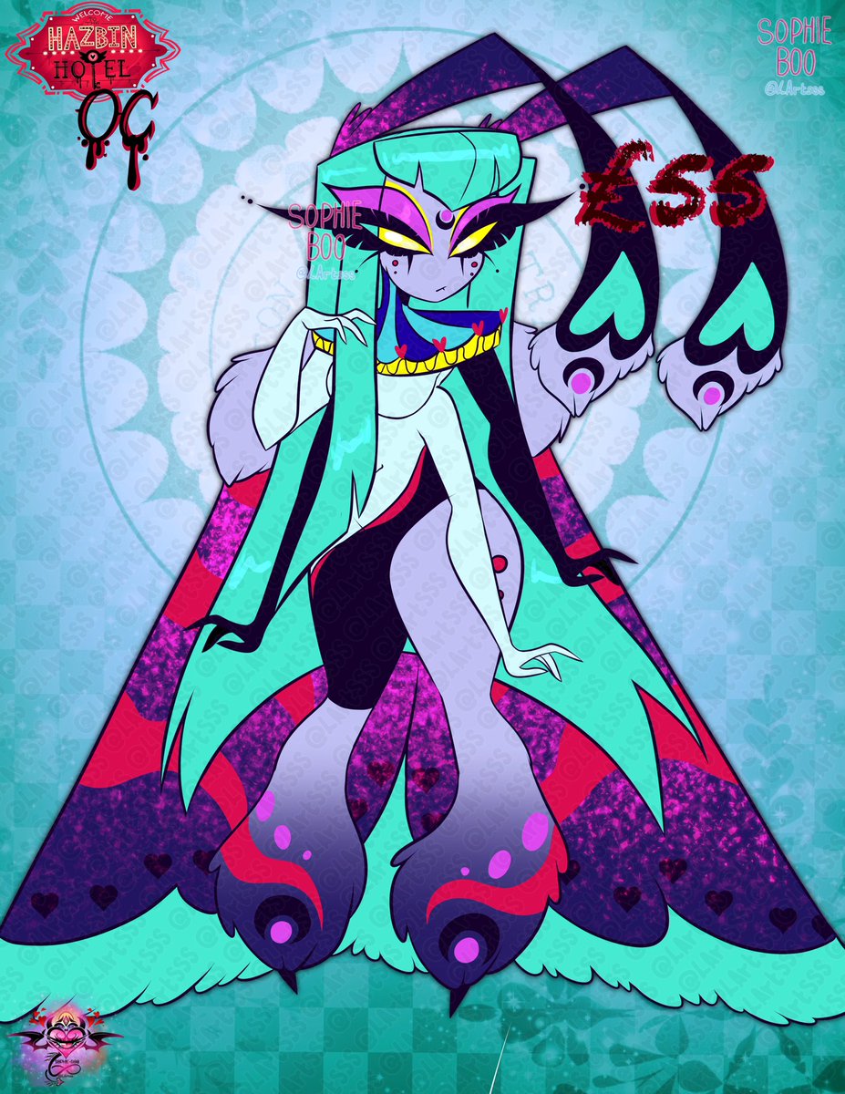 LArtsss's tweet image. ✨💞 ADOPTS💞✨

🎪💚MOTH💚🎪~£55 

If interested please leave a comment below ⬇️ or dm me 💞✨PayPal only please 🌟

Art by me 

#HazbinHotel #HazbinHotelArt #HazbinHotelOC #HHOC #HBOC #Helluva_boss #HelluvaBoss #HelluvaBossart #HelluvaBossOC #adopt #adoptable