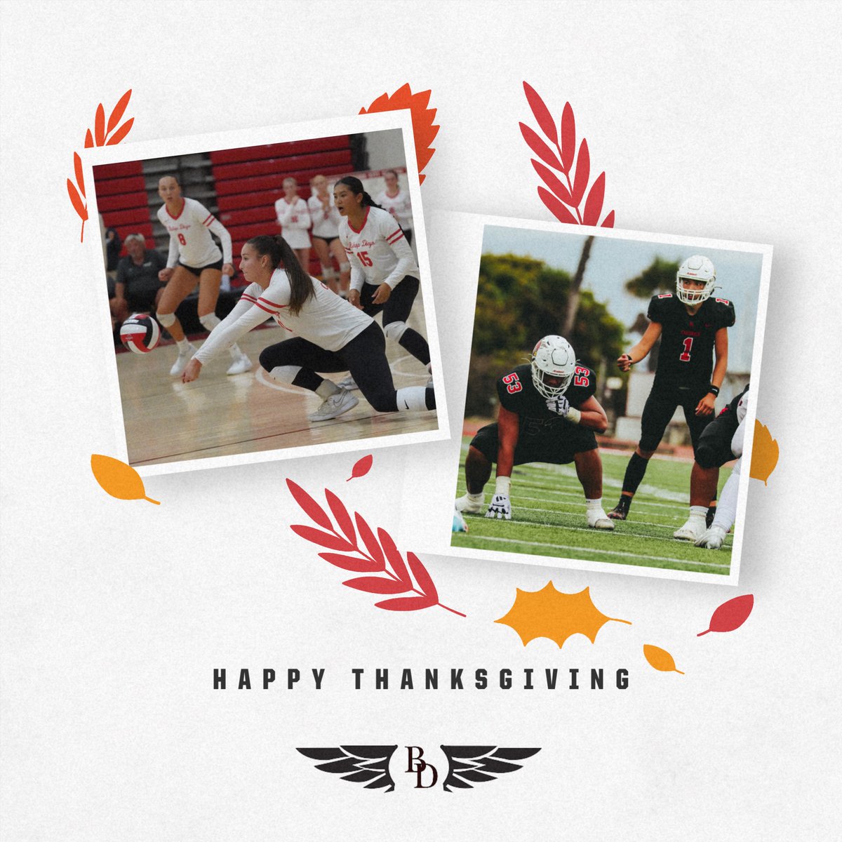 This Thanksgiving, we are filled with gratitude for the incredible athletes, coaches, and families who make Bishop Diego so special. We are truly blessed to be part of such a supportive community.

#GoCardinals