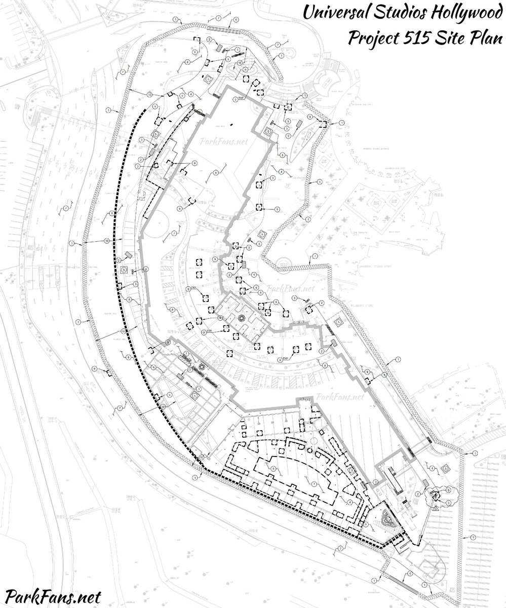 CowMissing's tweet image. New details released by @ParkFansNetwork for the new hotel at the front gate of Universal Studios Hollywood.
#UniversalCreative #UniversalCity
