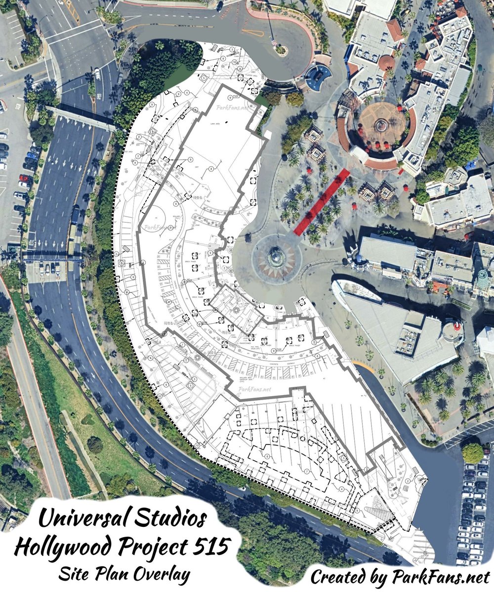 CowMissing's tweet image. New details released by @ParkFansNetwork for the new hotel at the front gate of Universal Studios Hollywood.
#UniversalCreative #UniversalCity