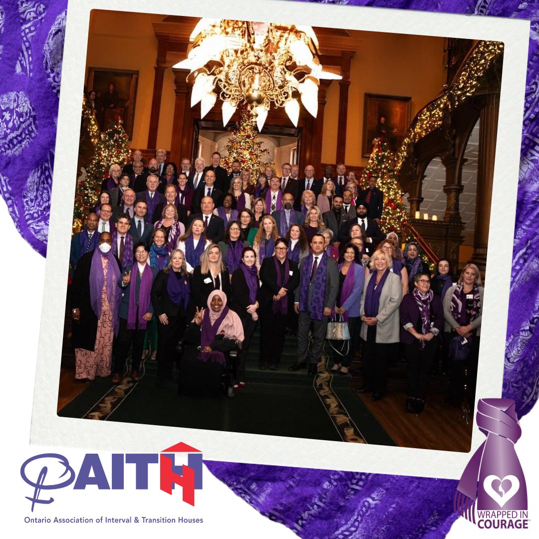 On Monday, Queen’s Park was #WrappedinCourage! We thank all those who attended and are using their #ThreadsofAction in the movement to end #GBV in #Ontario.

The 2023-2024 Femicide List can be found here:
bit.ly/2023-2024Femic…

#16DaysOfActivism