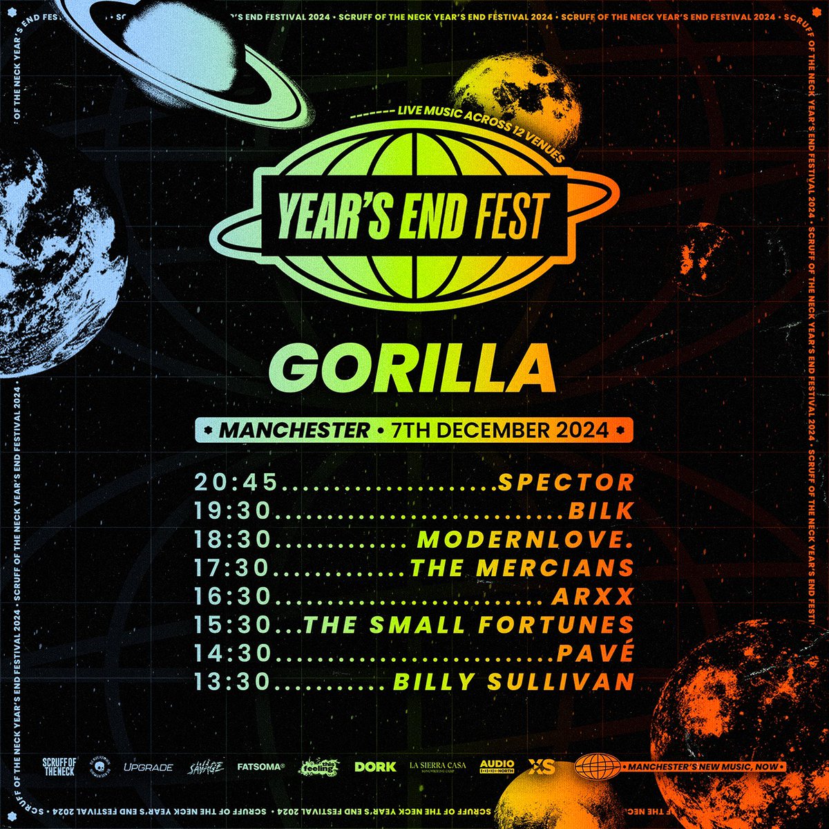 TheMercians's tweet image. Buzzing to cap off our best year yet with @yearsendfest next weekend. Our first time at @thisisgorilla but definitely not our last.

Tickets in bio come and see the year off right x

📷 @nthncole