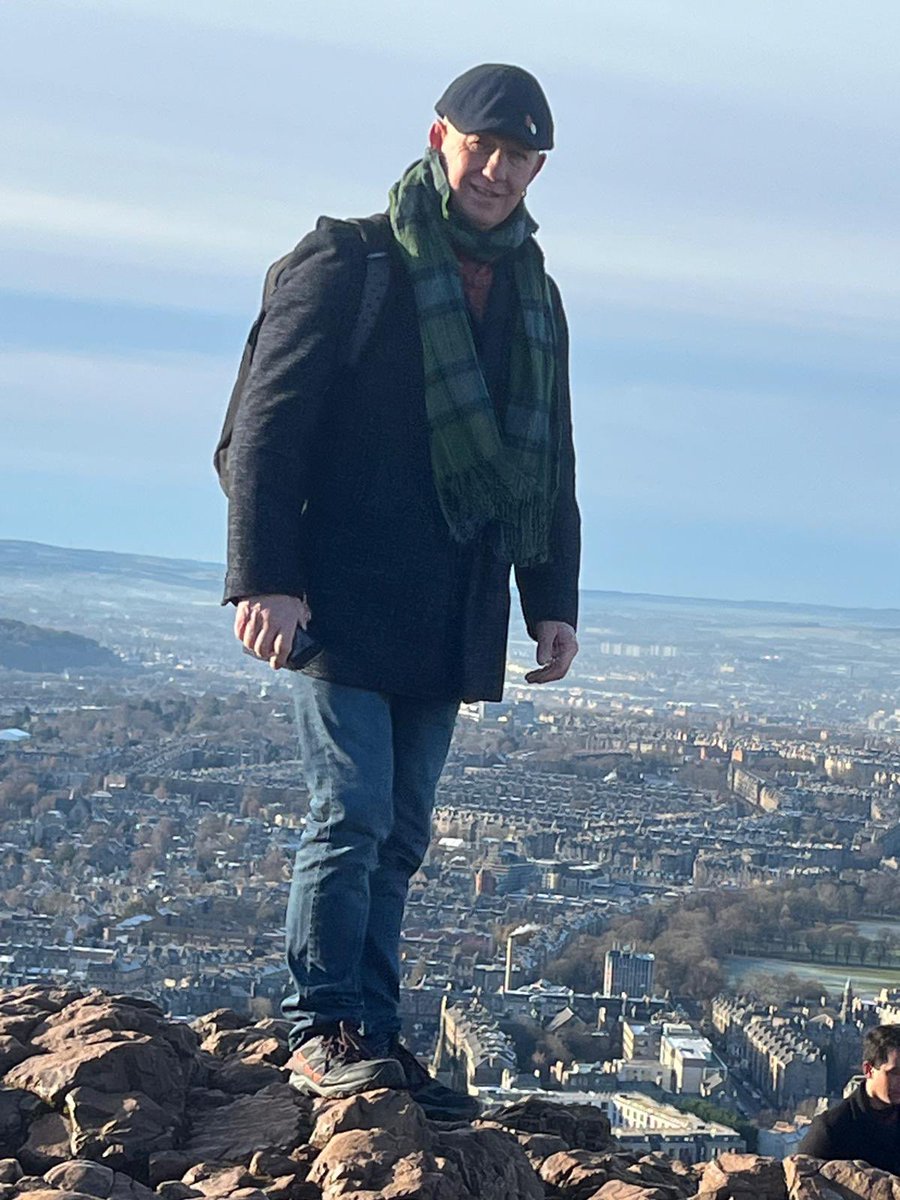 Great trip to Edinburgh, a lovely crisp walk up to Arthur’s Seat this morning, back to watching Paignton RFC on Saturday 🍒🍾🍻