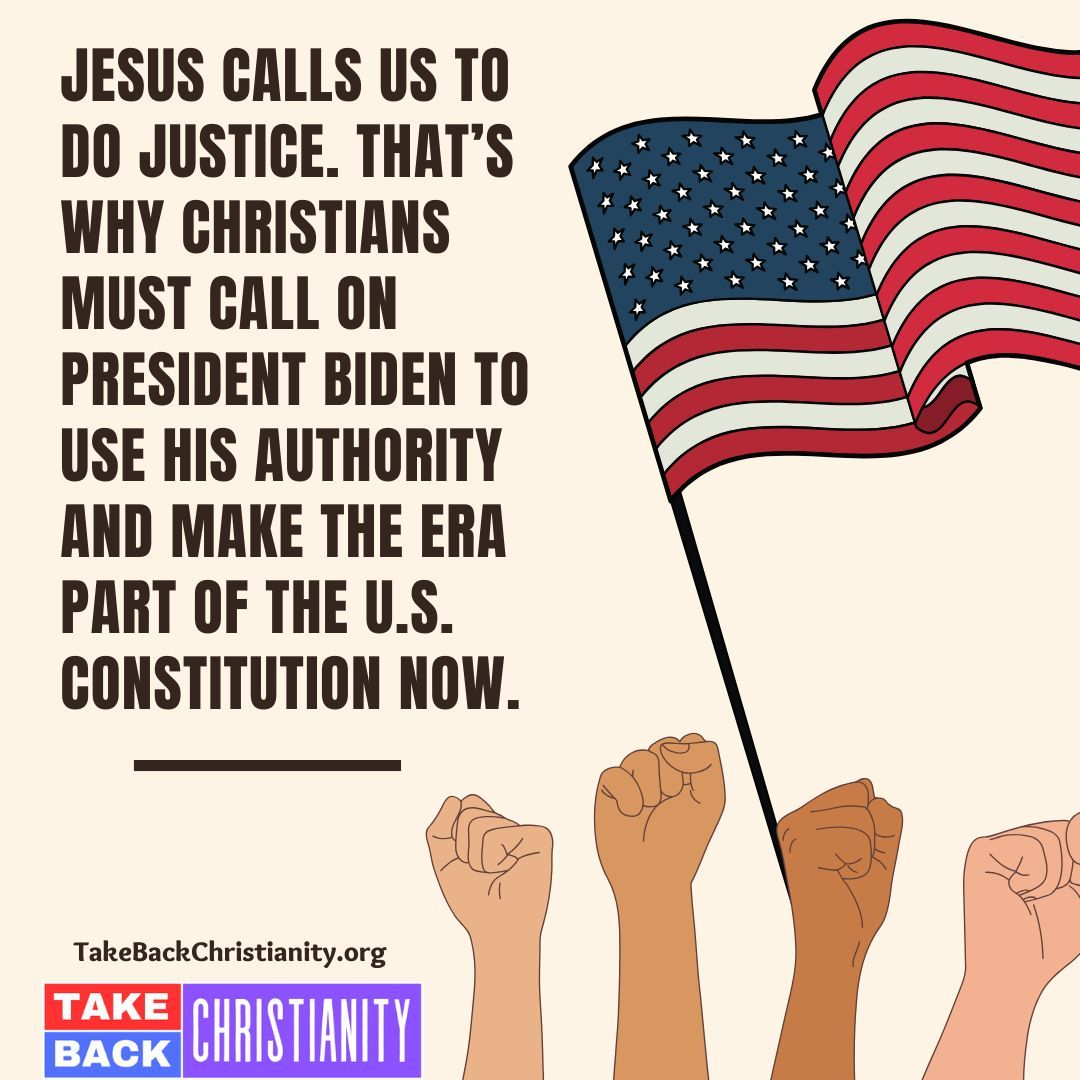Pass the ERA!

#eranow #equalrights #takebackchristianity