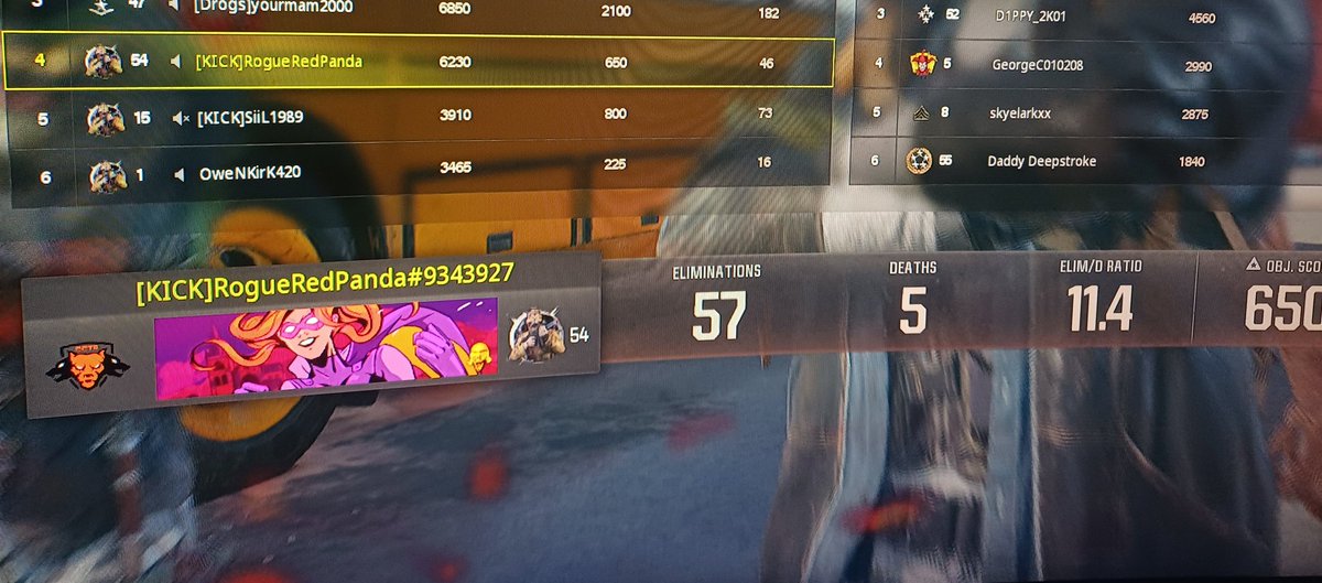 RogueRedPanda's tweet photo. What a game this was! Absolutely beaming on BO6 tonight with @SiiL1989onKICK 🔥 https://t.co/f1E4xDuUf7