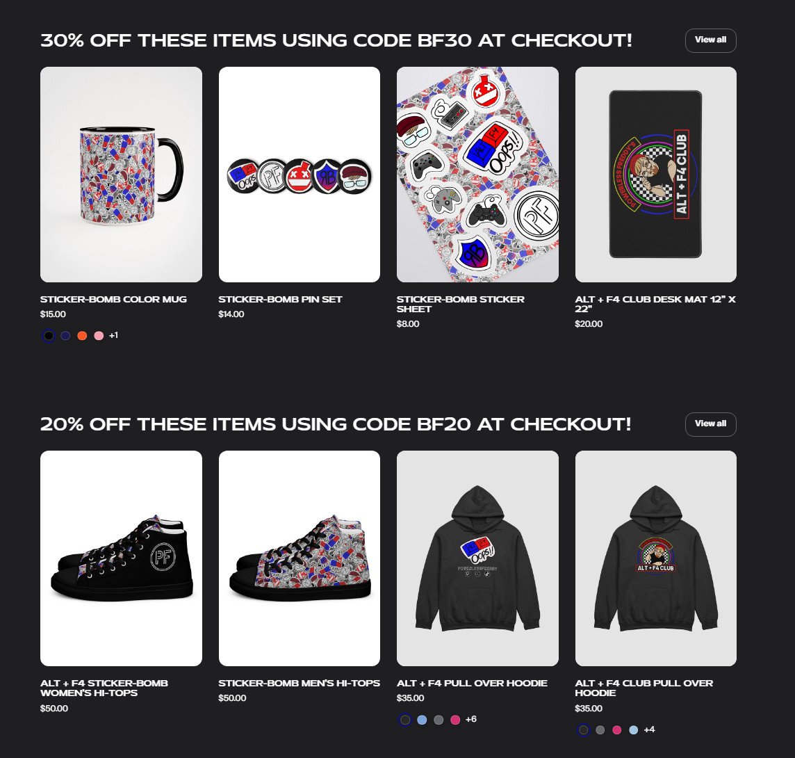 CHECK OUT THE BLACK FRIDAY SALE GOING ON NOW TILL MONDAY DEC. 2ND!!!!!  

powerlessfreddy-shop.fourthwall.com

Thank you @FourthwallHQ for making this possible!! 

#BlackFridayDeals #Thanksgiving2024 #Thanksgiving  #BlackFridaySale