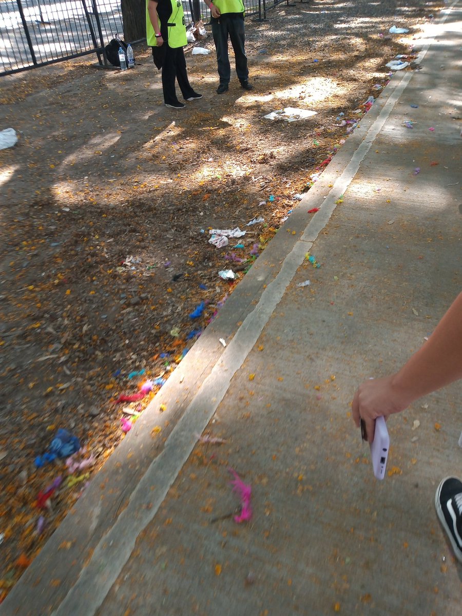 Sabías que ibas a vivir el mejor día de tu vida cuando caminabas y veías plumas de colores por todos lados
