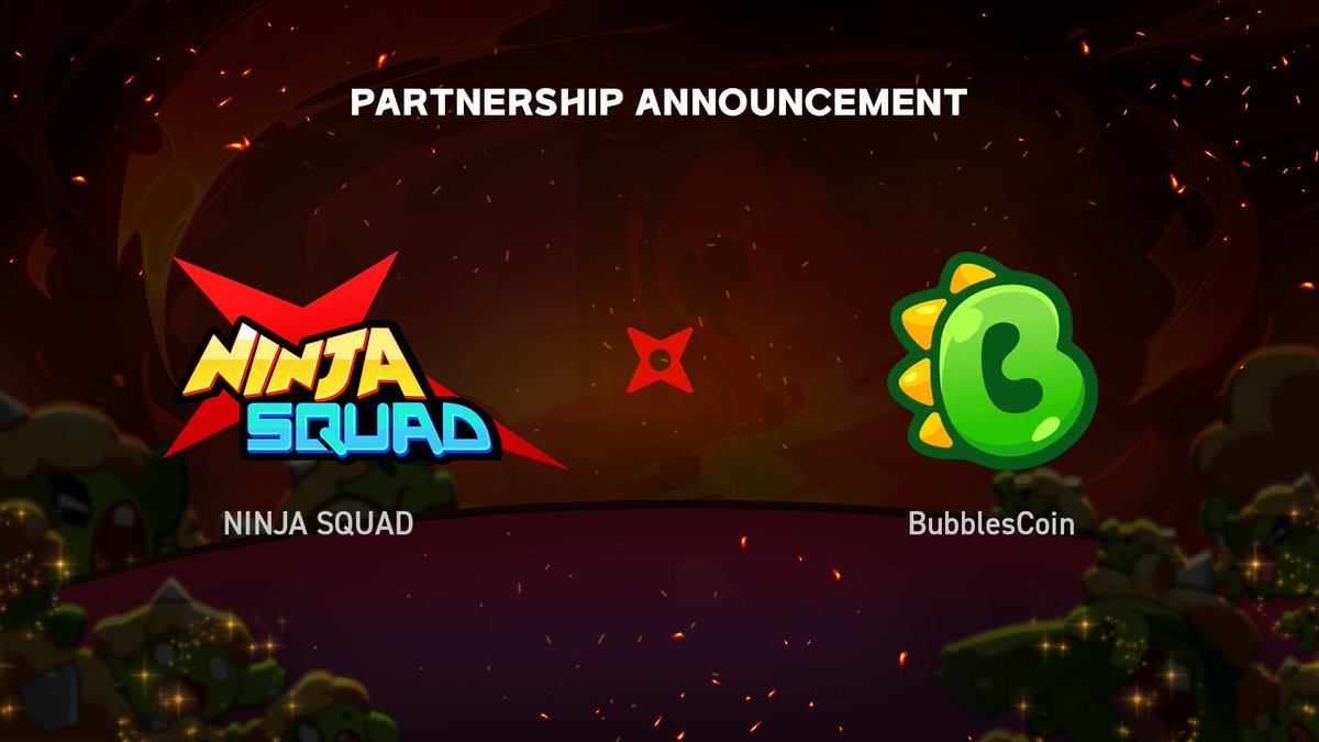📣 BIG PARTNERSHIP NEWS! 📣
🥷 Ninja Squad x BubblesCoin 🌐

We’re thrilled to announce our official partnership with BubbleCoin, a Web3 gaming platform combining fun gameplay with blockchain technology to create an innovative gaming experience!

🎮 About BubbleCoin
BubbleCoin