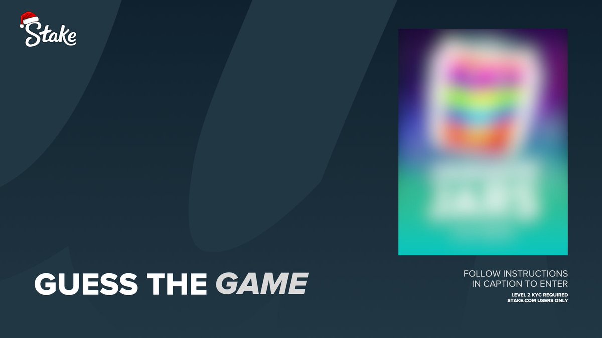 Guess the Game 🎰

Can you correctly guess which blurred game tile is featured below? 👀

Comment your answer below alongside your username and we’ll randomly select 10 correct answers to win $100 of Stake Credit each 🤑