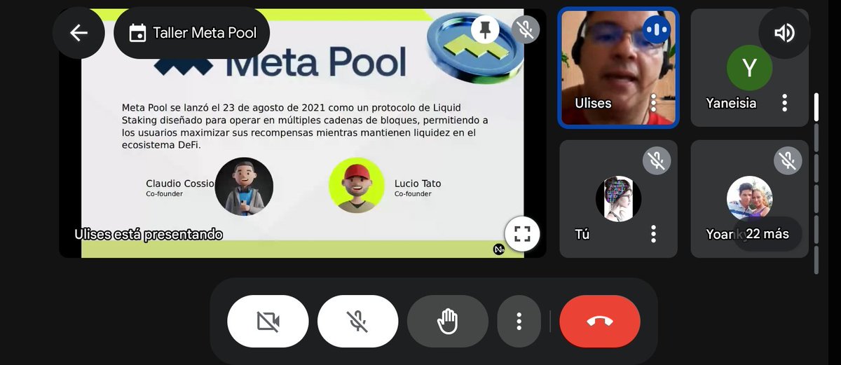 Milly_R06's tweet photo. 🥳🎉✨ En nuestra comunidad @Near_ES damos por culminado un mes de aprendizaje 🤓 sobre @meta_pool, es un placer ver a nuestra Comunidad crecer y aprender a diario un poco más sobre tecnología #Blockchain , #DeFi , #Staking , #Web3 y mucho más.

Gracias a los asistentes 💚👨🏻‍🎓👩🏻‍🎓 https://t.co/wv49A1Bt1s