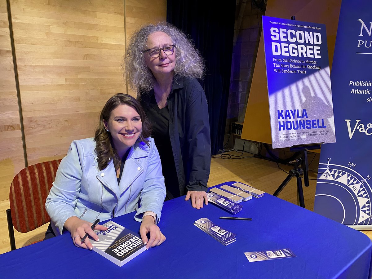 Elaine McCluskey (@elainemccluskey) on Twitter photo Thrilled to attend the <a href="/KaylaHounsell/">Kayla Hounsell</a> book launch of Second Degree. It is a fascinating story almost ten years in the making. #TrueCrime Thrilled to attend the <a href="/KaylaHounsell/">Kayla Hounsell</a> book launch of Second Degree. It is a fascinating story almost ten years in the making. #TrueCrime