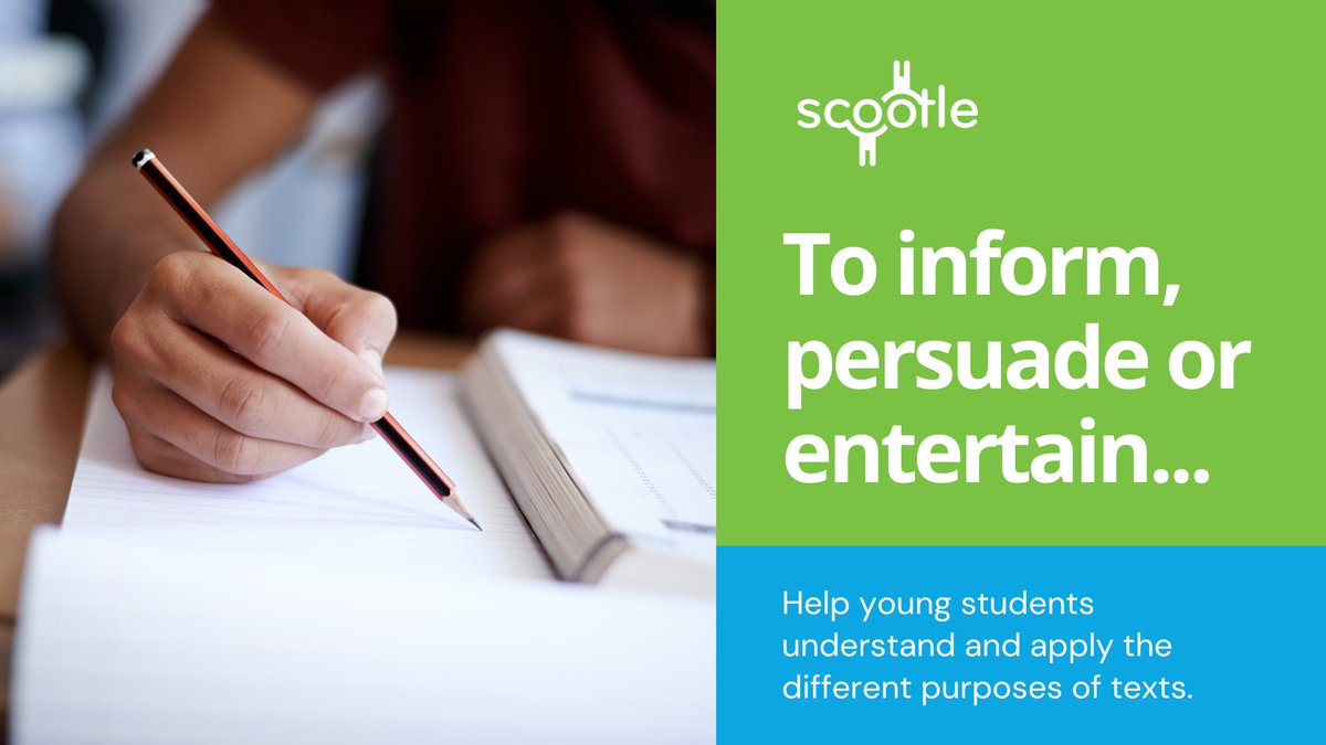 Young students can sometimes find it challenging to understand and apply different purposes of texts. Log in to Scootle and develop their skills using these shared reading resources from the Literacy Hub. Accounts are free for anyone with a .edu.au email: ow.ly/tWvu50UhLyH