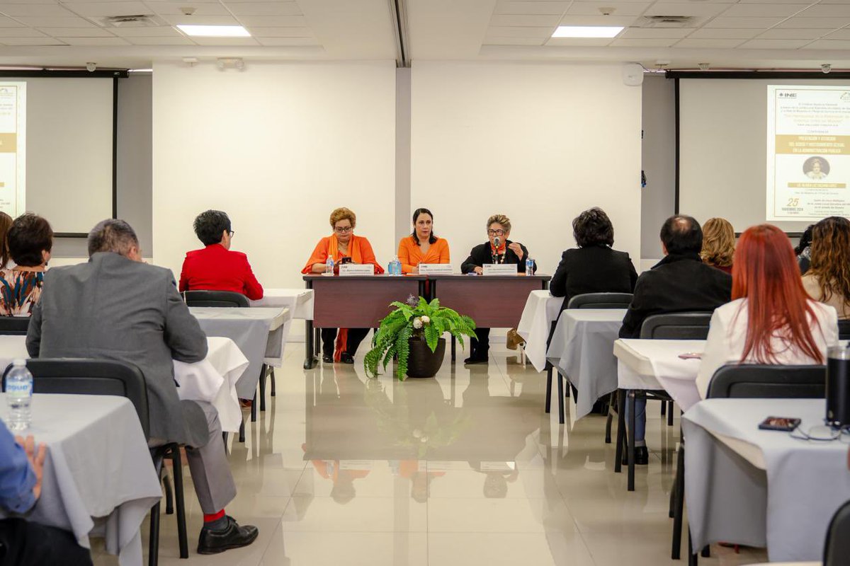 El pasado 25N🧡 se llevó a cabo la conferencia: “Prevención y atención 
del acoso y hostigamiento sexual en la administración pública”, impartida por la Lic. Blanca Saldaña, y convocada por el <a href="/INE_Sonora/">@INE_Sonora</a> <a href="/MujerHMO/">Dirección General de Atención a la Mujer</a> y la Red de Mujeres en Plural de Sonora