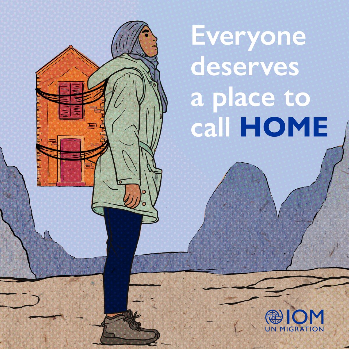 IOMJapan's tweet image. 誰にだって　故郷と呼べる場所があるべきです―

故郷を離れざるを得ないとき
#移民 や #避難民 たちは　生き続けたいと願い
よりよい人生への夢を抱いています

生命の危機から脱し　成功するため
あるいは居場所を見つけるため
人は移動するのです

#PeopleMove #MigrantsRights #iom