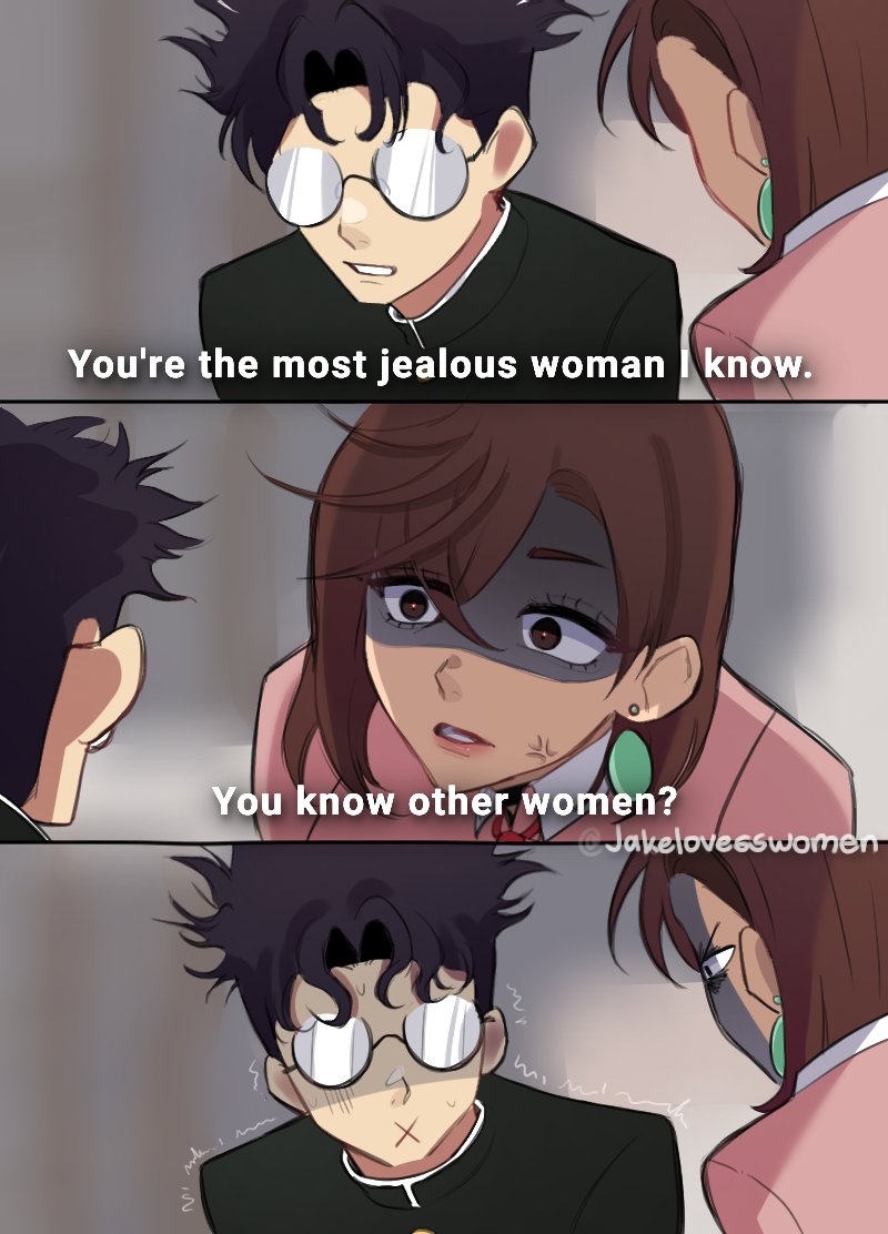 morgzkun's tweet image. Just watched Dandandan, and I had to celebrate by making a comic #Dandadan #momokarun