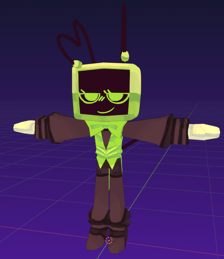 CLAlRD3LUN3's tweet photo. >> Mic check 1, 2... Vee is out for VRC ! 
#dandysworld #vrchatavatar #b3d https://t.co/pQ30nUKNLm