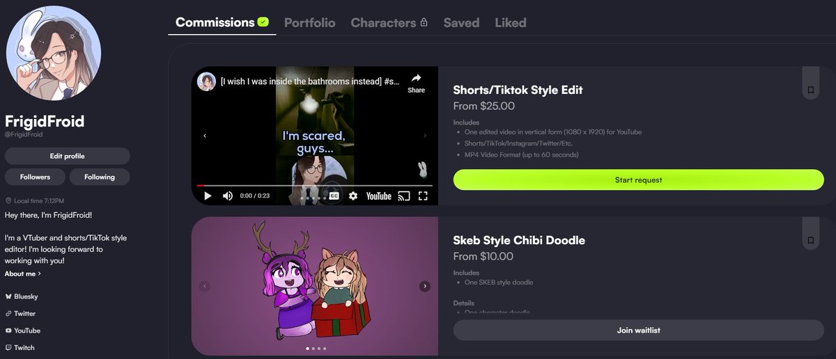 FrigidFroid👻🔎VTuber tweet media