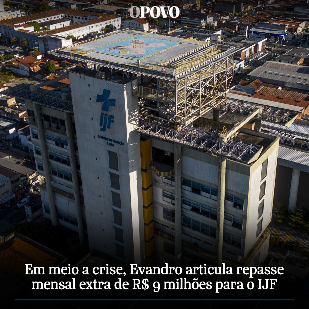 O POVO (@opovo) on Twitter photo Em meio a crise, Evandro articula repasse mensal extra de R$ 9 mi para o IJF
Confira na coluna do jornalista <a href="/CCMazza/">Carlos Mazza</a>: bit.ly/3ZvF0Fl Em meio a crise, Evandro articula repasse mensal extra de R$ 9 mi para o IJF
Confira na coluna do jornalista <a href="/CCMazza/">Carlos Mazza</a>: bit.ly/3ZvF0Fl