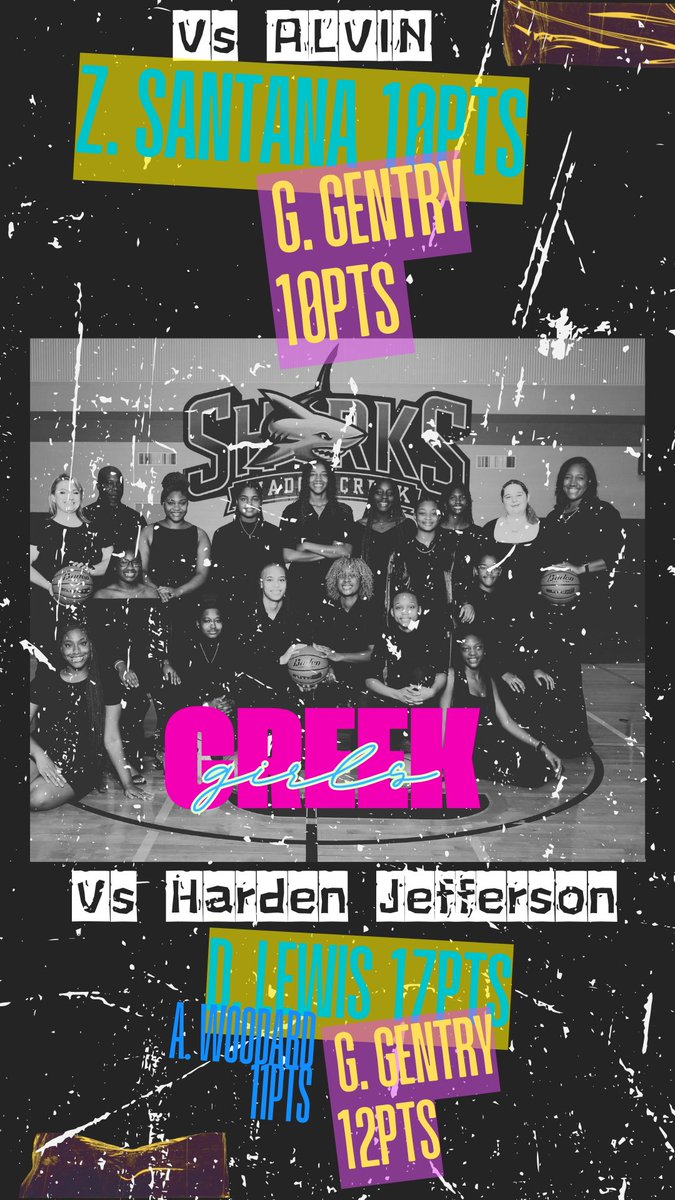 #CREEKGIRLS 🩷🏀