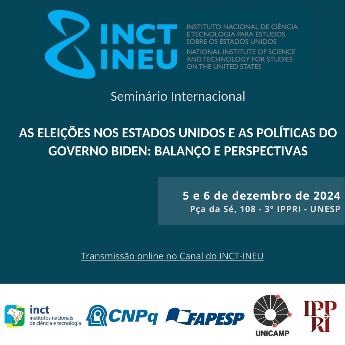 PPGRI 'San Tiago Dantas' (UNESP, UNICAMP, PUC-SP) tweet media