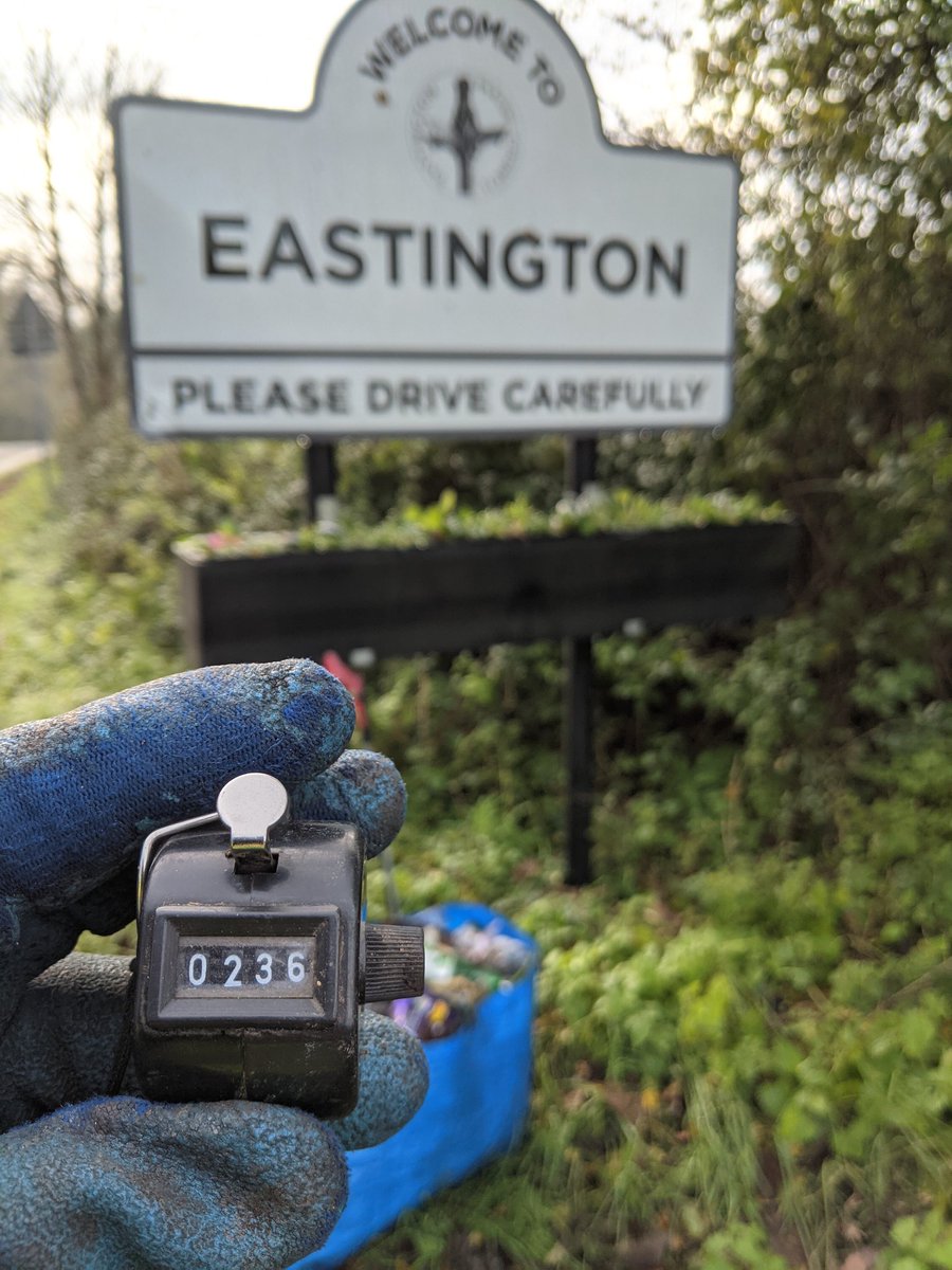 EricTorrington's tweet photo. I was walking & #litter picking so fast today that I set the speed sensor off in #Eastington 🤓 #speedpicking https://t.co/O31fKjoqCy