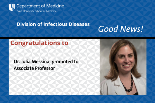 Congratulations Dr. Julia Messina, Associate Professor!
#promotion #Dukeproud #DukeID