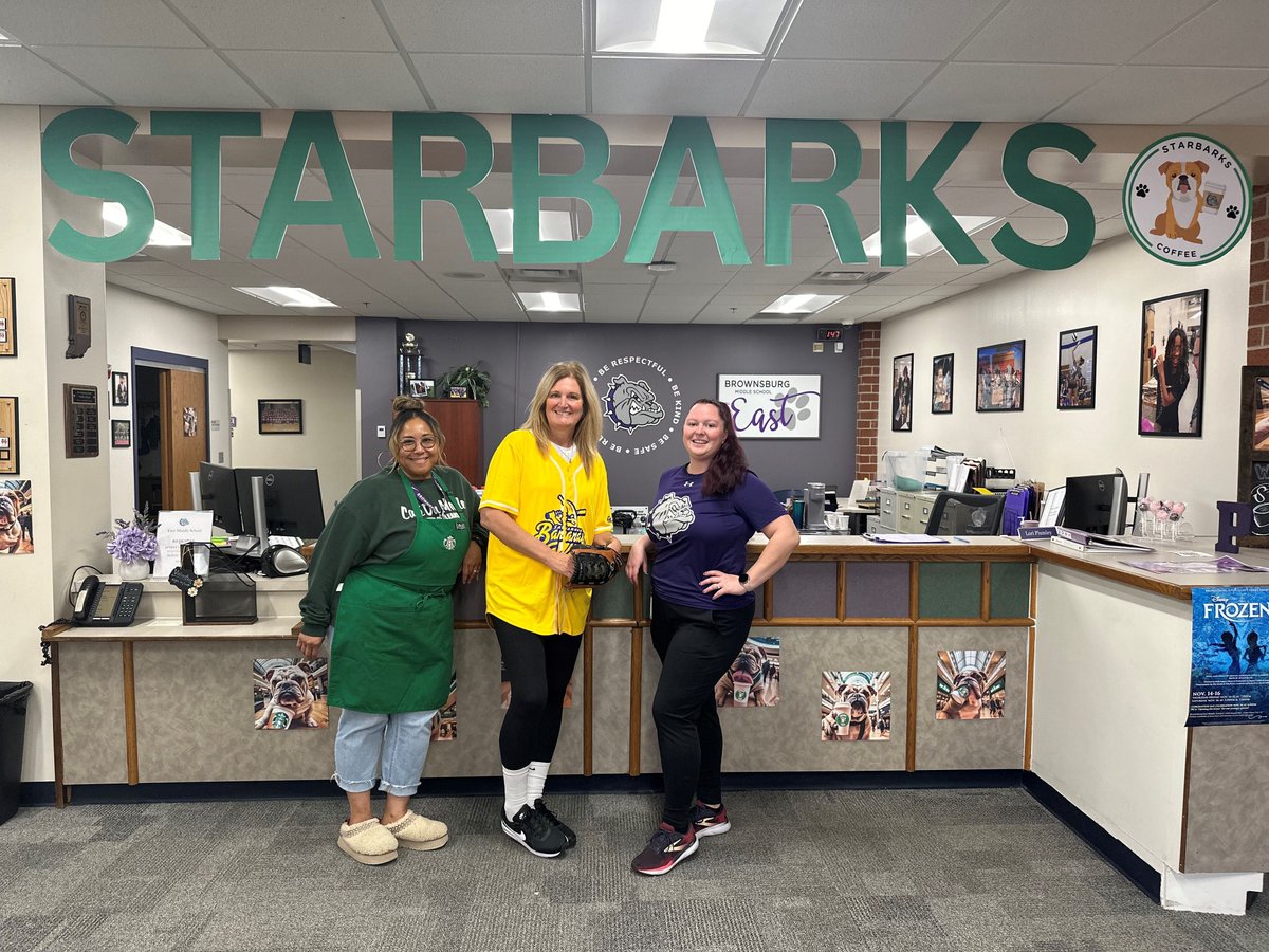 Mrs. Comer is thankful for the athletic department staff!