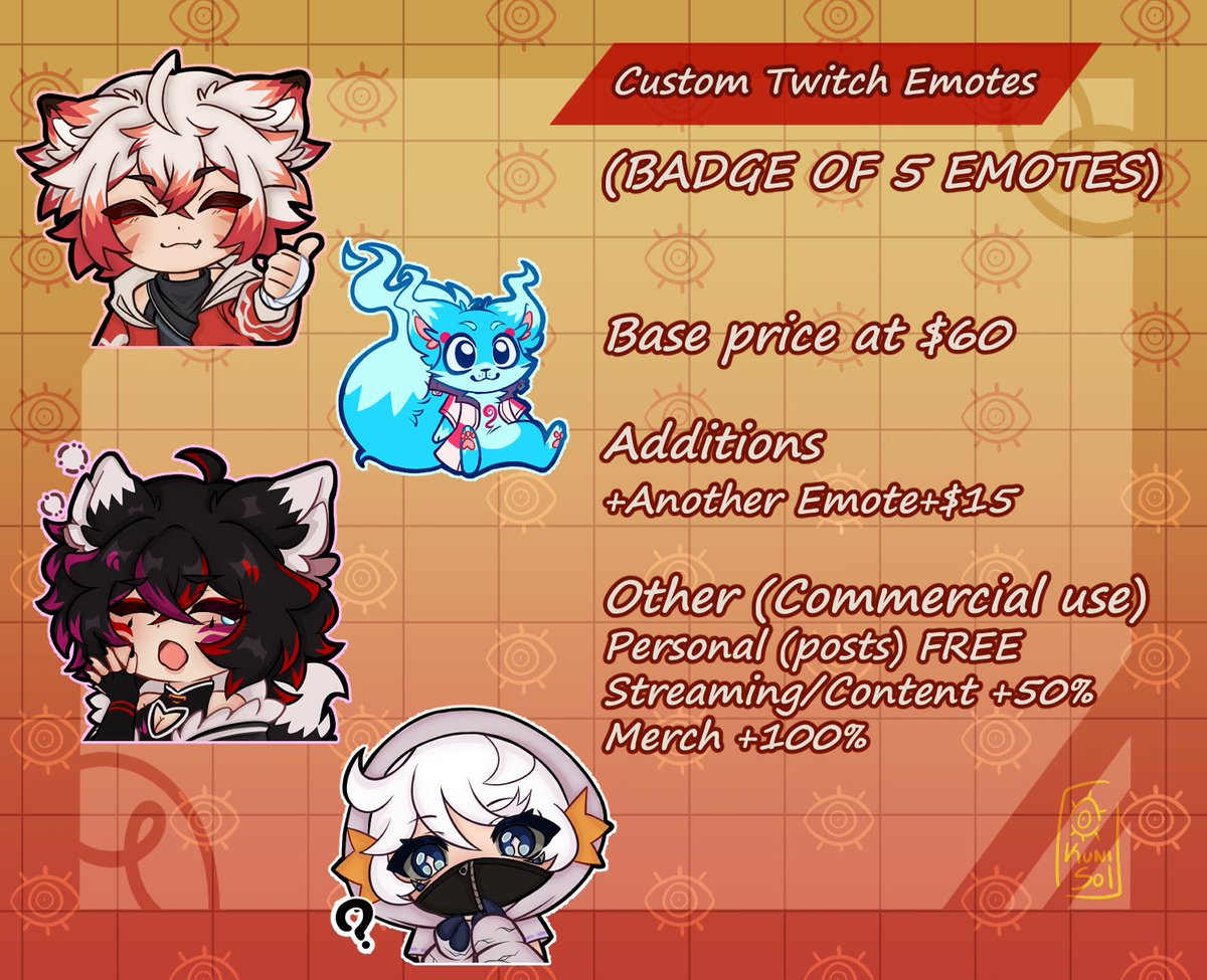 Kuni_Sol's tweet image. Heyy!! My Commissions are OPEN !! :D

More info on my carrd/Vgen, dms are open!!

#commissionsopen #commstwt #commissions #MD #murdedrones #murderdronesfanart #vtuber #VTuberAssets #twitchemotes #chibiart #pngtubers #MDtwt #VGenComm #VGenOpen #VGen