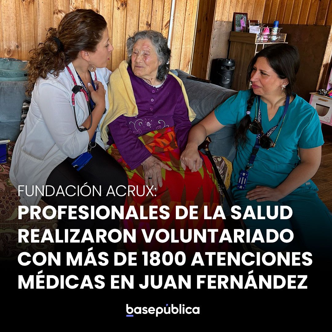 45 profesionales de la salud congregados por la Fundación Acrux realizaron un masivo operativo médico en el archipiélago del Pacifico Sur, a más de 600 kilómetros de la costa.
LINK: bit.ly/3ZdRpgK